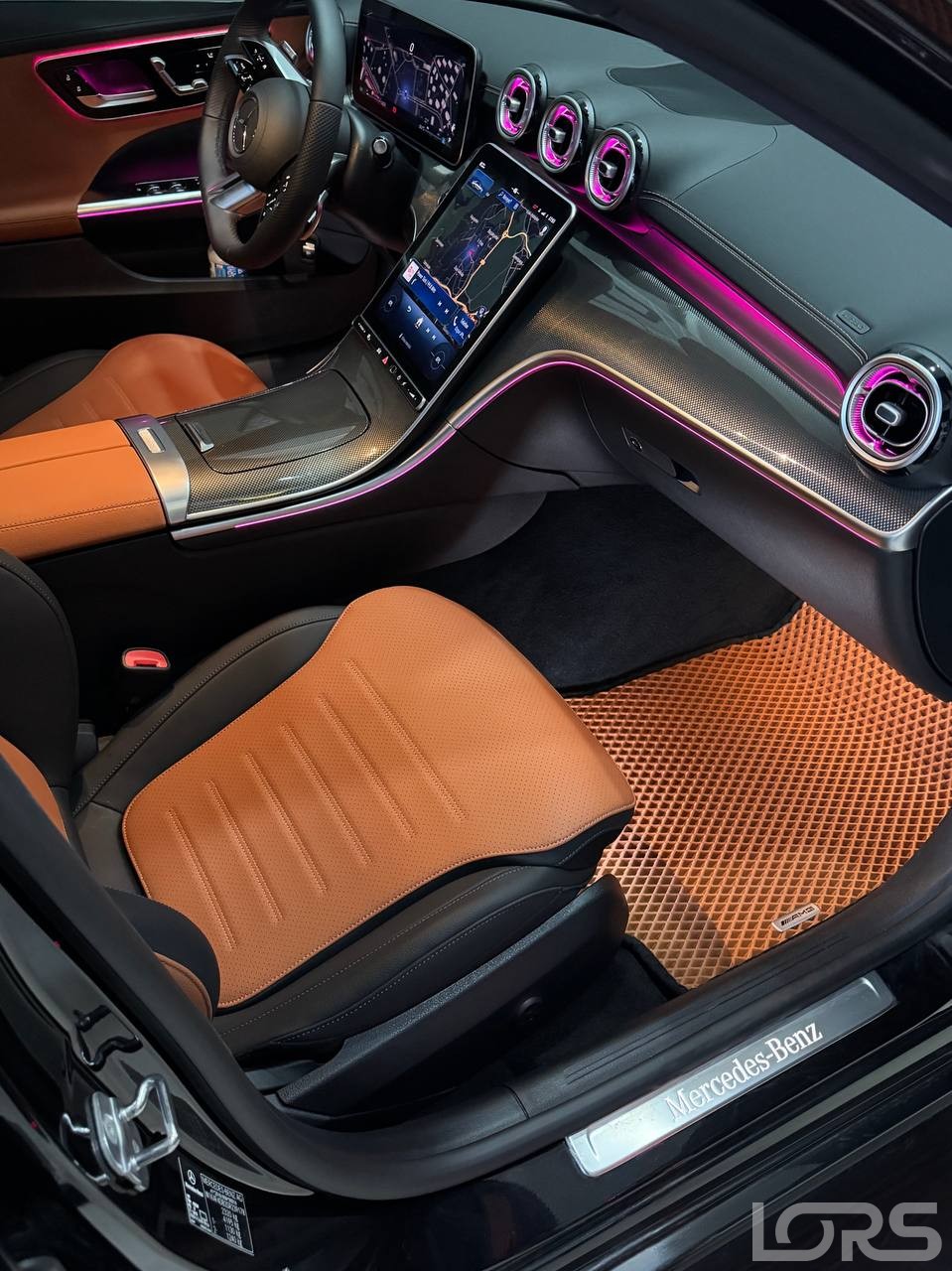 Mercedes-Benz W206 (2022 ve sonrası) modeline özel Lors EVA oto paspasları