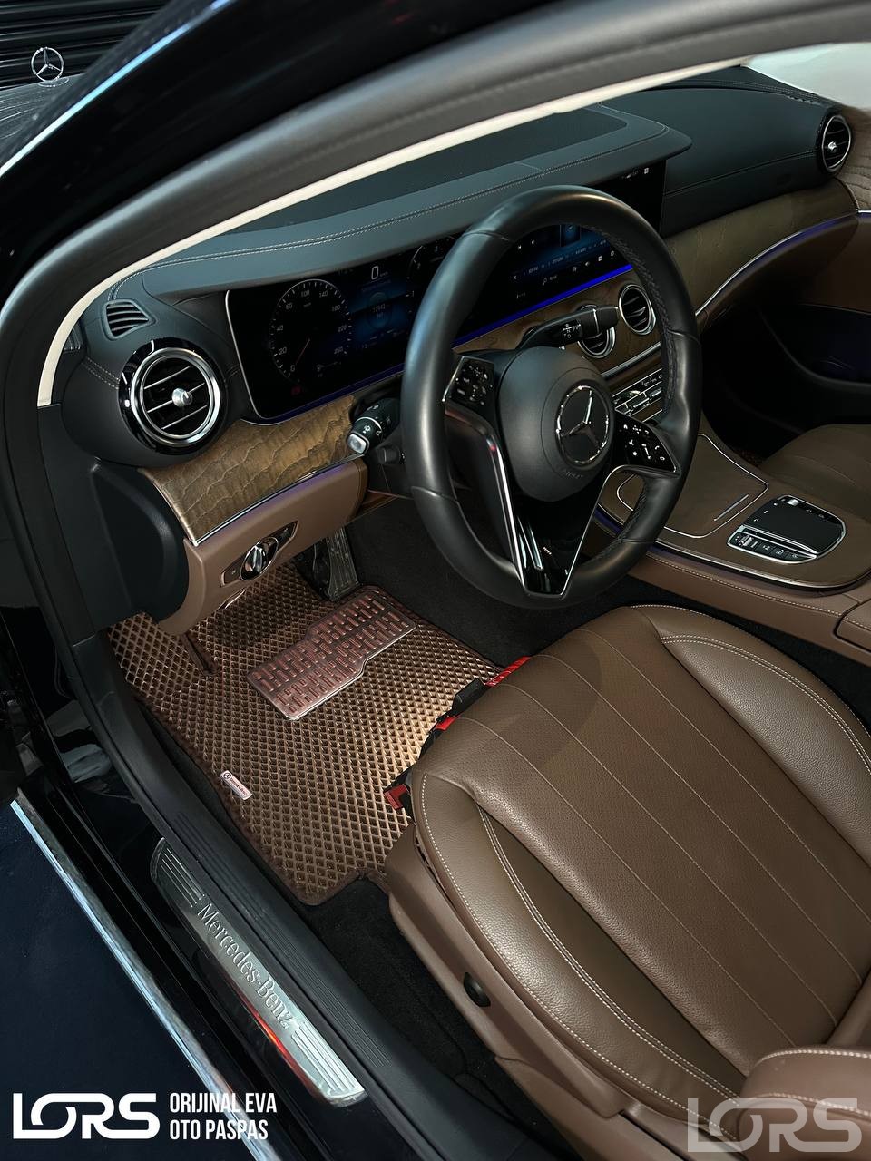 Mercedes-Benz E - Class W213 (2016-2021) modeline özel Lors EVA oto paspasları
